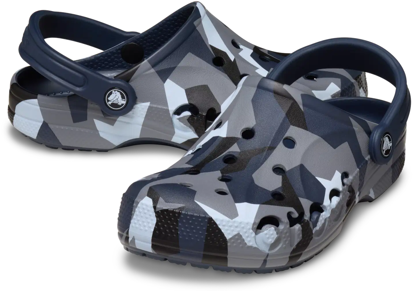 Crocs miesten pistokas Baya Seasonal Printed Clog - Navy/multi - 6