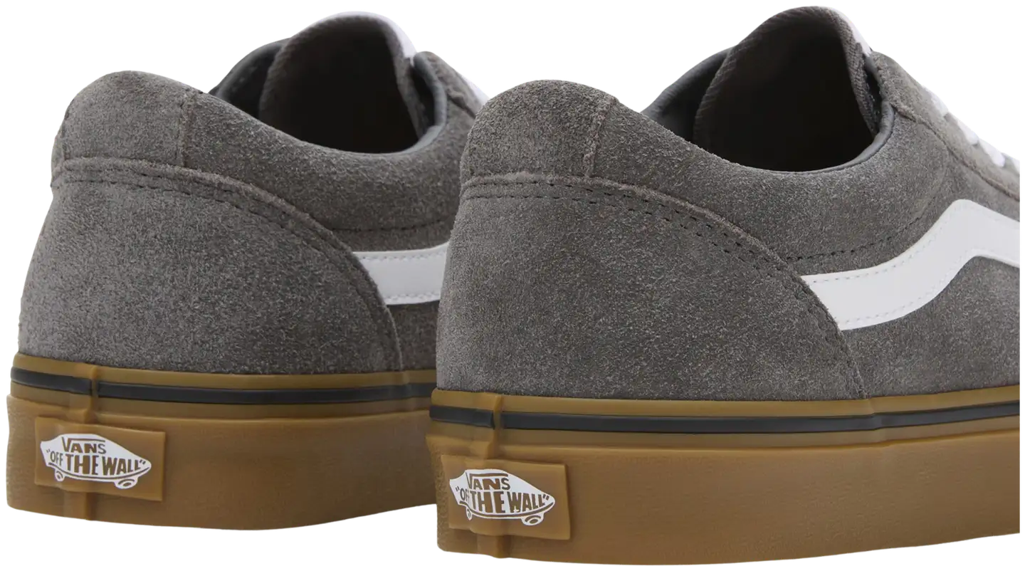 Vans miesten mokkanahkainen vapaa-ajan jalkine Ward Grey - Pewter/Gum - 4