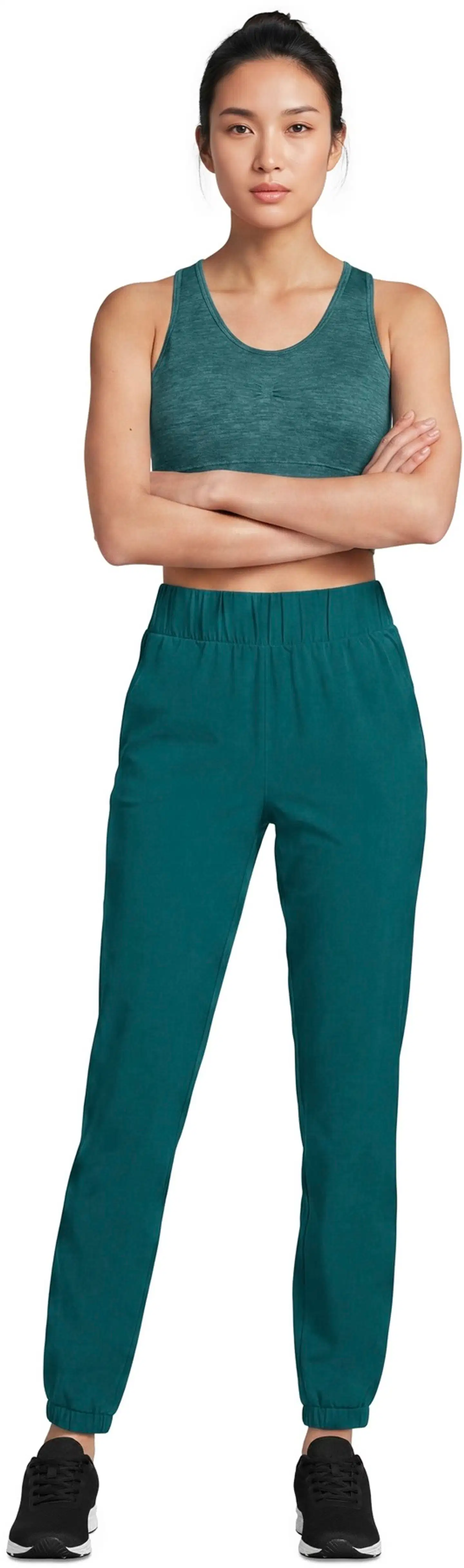 Danskin naisten kevyet treenihousut DPS2519 - Shaded Spruce - 4