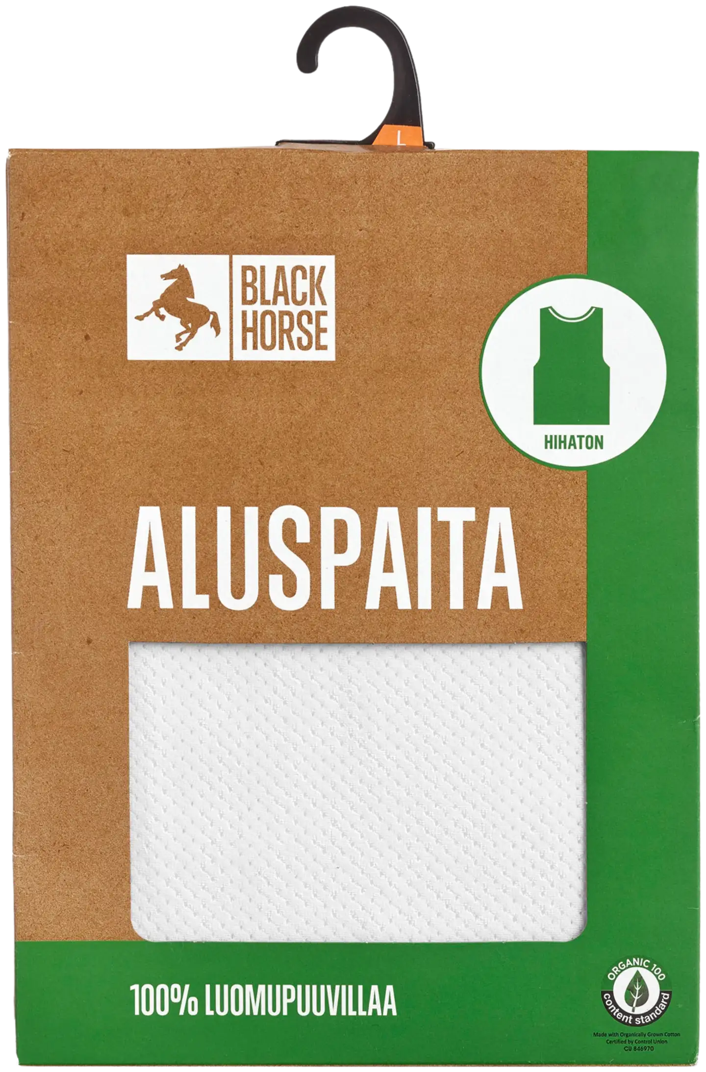 Black Horse miesten aluspaita Ossi - VALKOINEN - 2