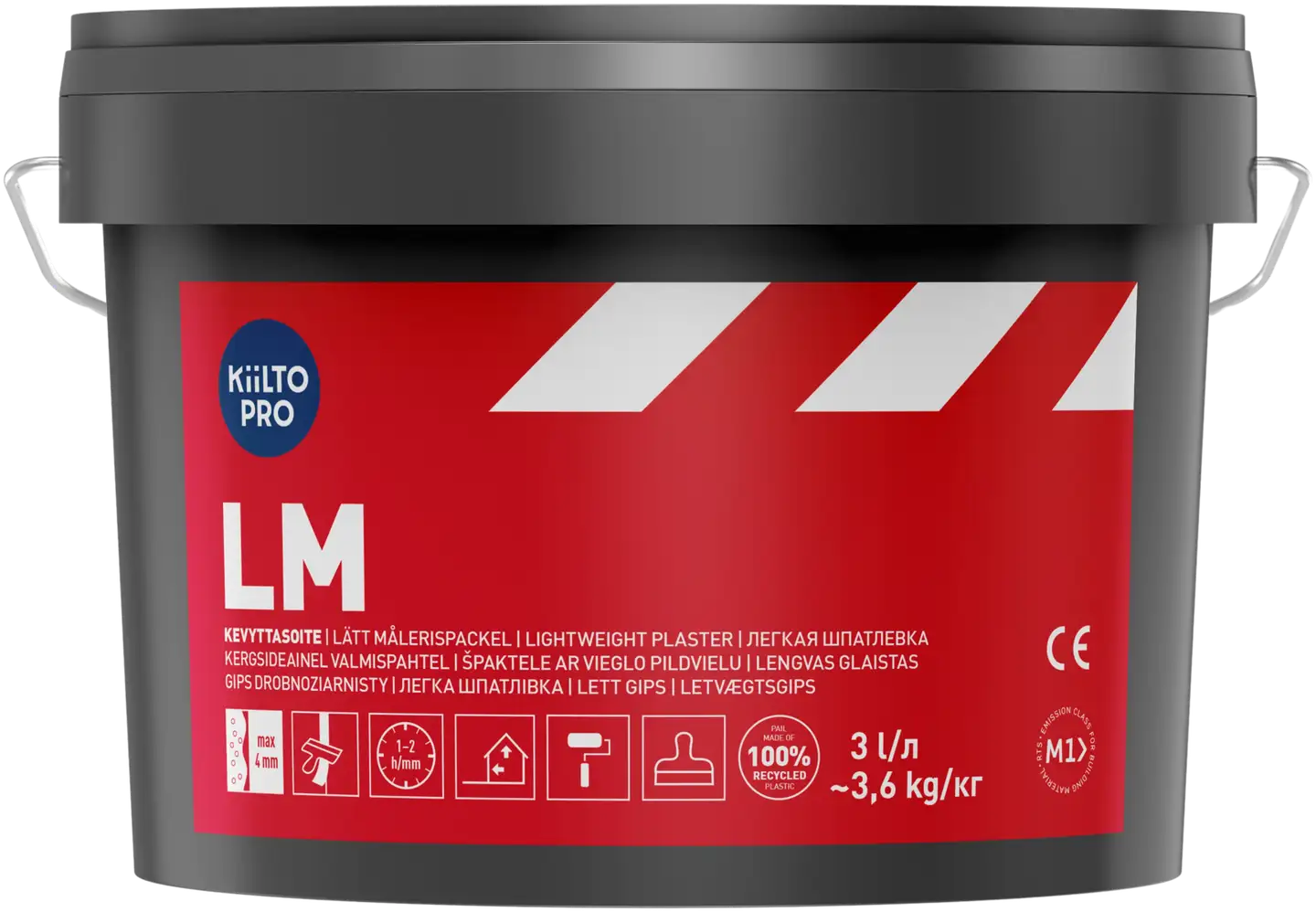 Kiilto Pro LM Kevyttasoite  3 l