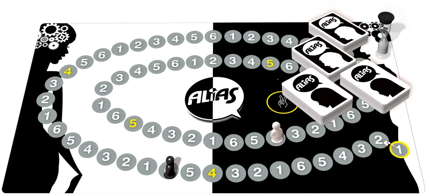 Tactic lautapeli Alias Naiset vs. Miehet - 2