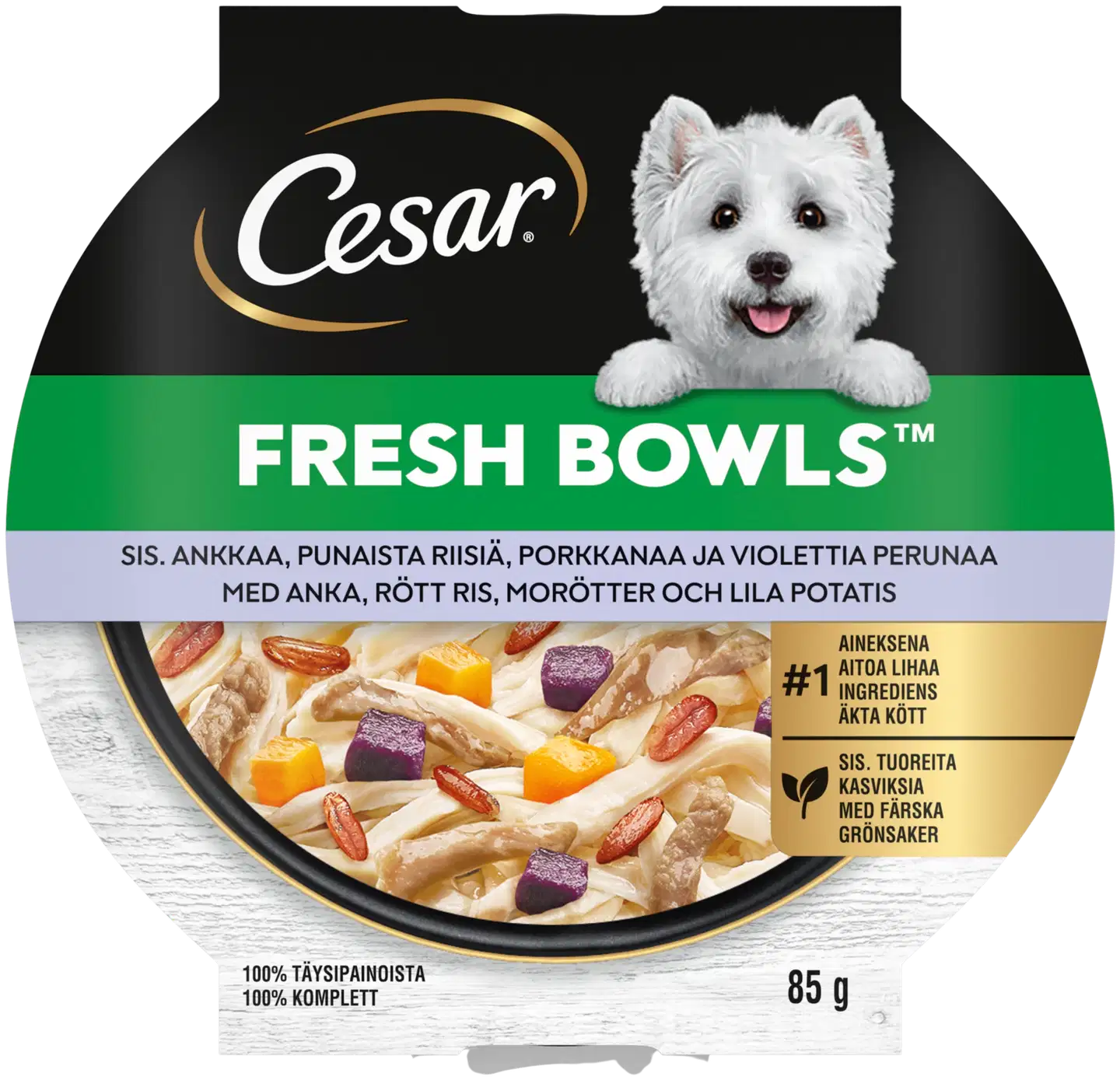 CESAR 85g Fresh bowls Ankkaa kastikkeessa