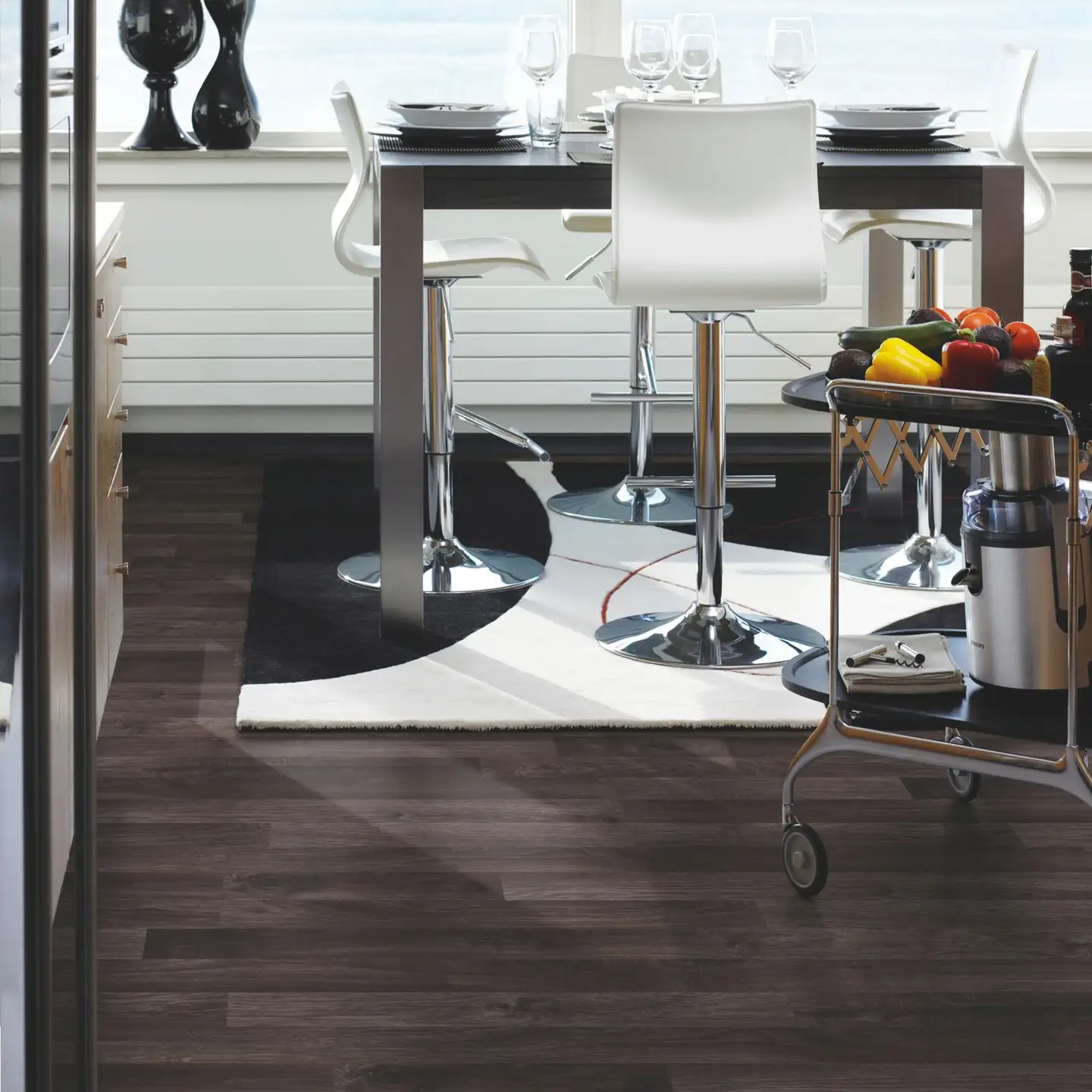 Pergo Perstorp Dark Brown Oak, 3-strip L0352-01820 - 2