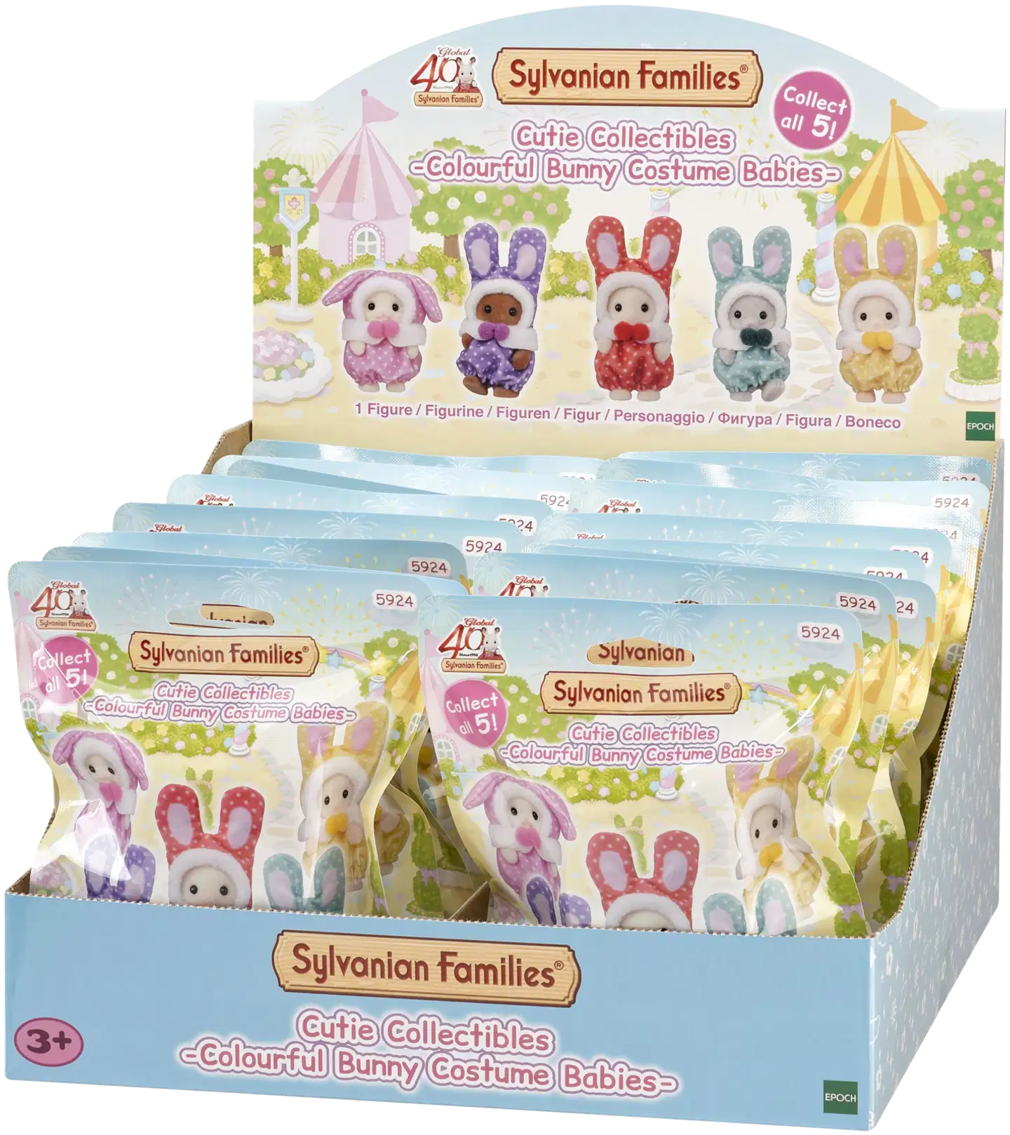 Sylvanian Families yllätyspakkaus Värikkäät puput -sarja - 4