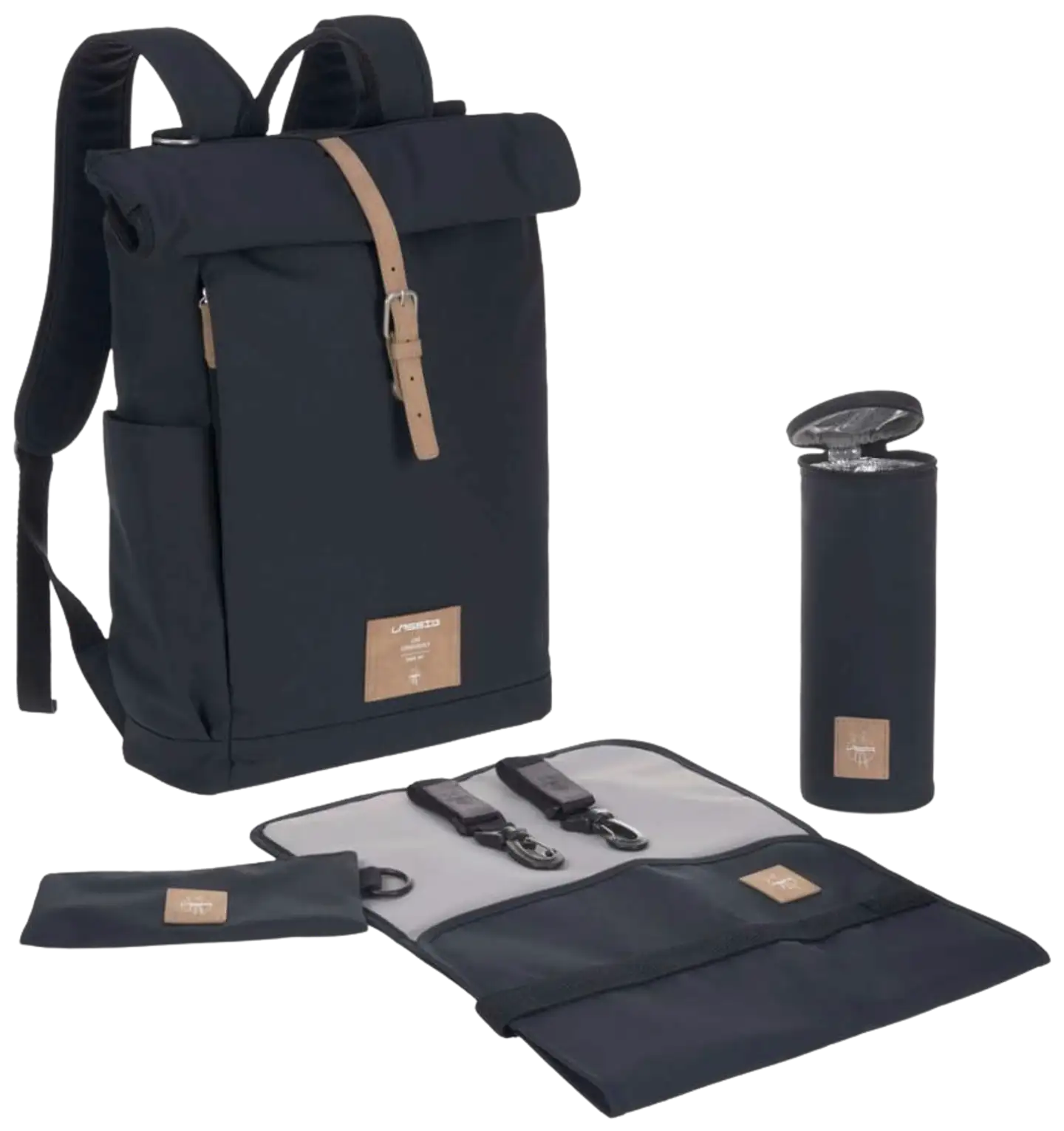 Lässig hoitoreppu Rolltop sininen - 2