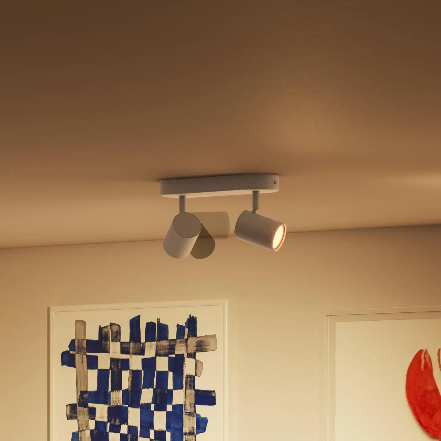 Philips Smart Lighting BOS kohdevalaisin GU10 5W RGB + säädettävä valkoinen 2 kpl kaukosäätimellä - 9