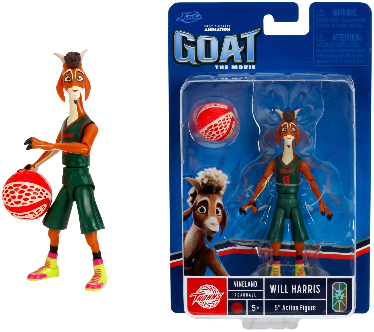 Jada GOAT Will, peliasussa, nivelletty keräilyhahmo, 11 cm - 1