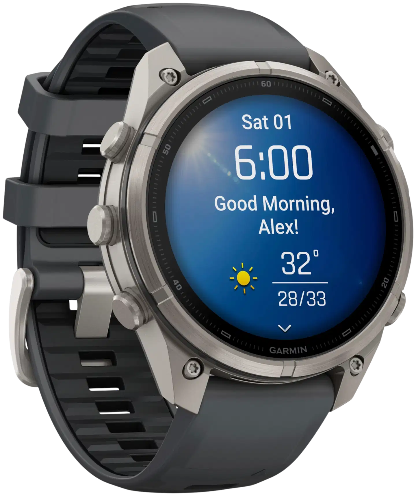 Garmin Fenix 9 Pro 47 mm titaani- ja grafiitinharmaa urheilukello - 6