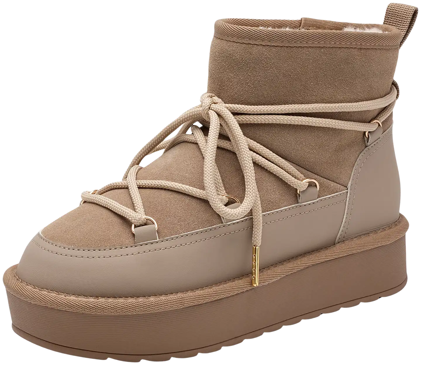 WKLY. naisten mokkaiset talvitennarit Ullis - Beige - 3