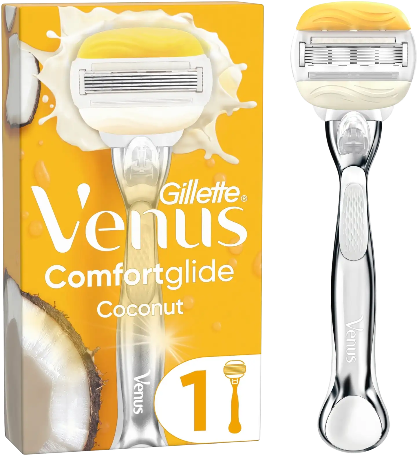 Gillette Venus Comfortglide Coconut with Olay ihokarvanajohöylä - 2