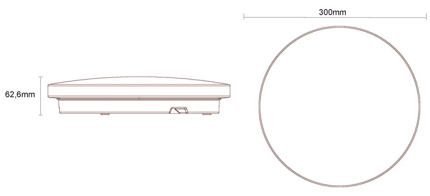 Airam Gaia Slim R300 15W/3CCT 3-STDIM - 3