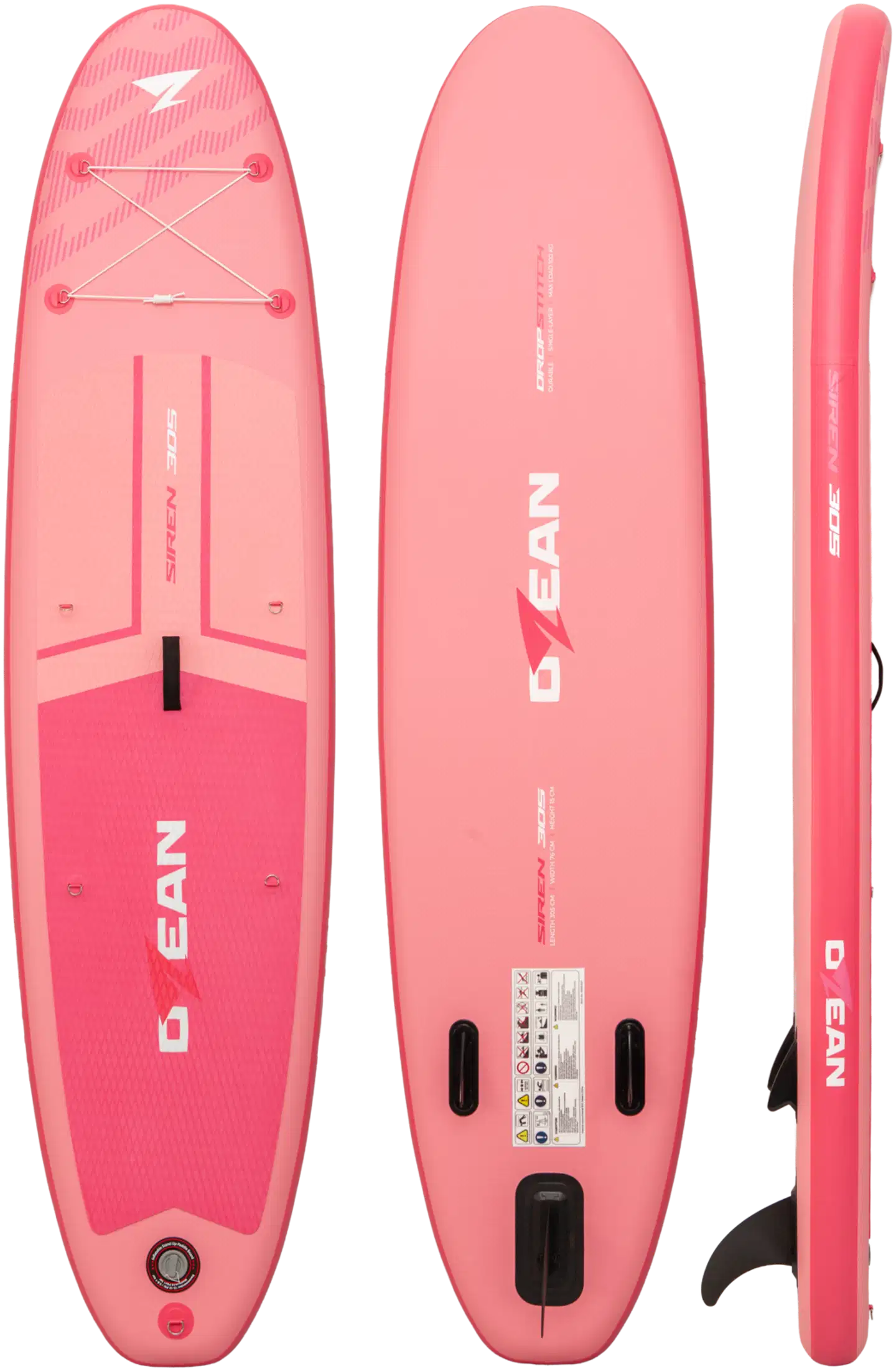 Ozean Siren 305 SUP-lauta - Pinkki - 2