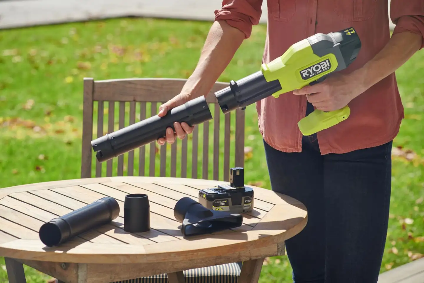 Ryobi lehtipuhallin RY18BLCXA-0 - 4