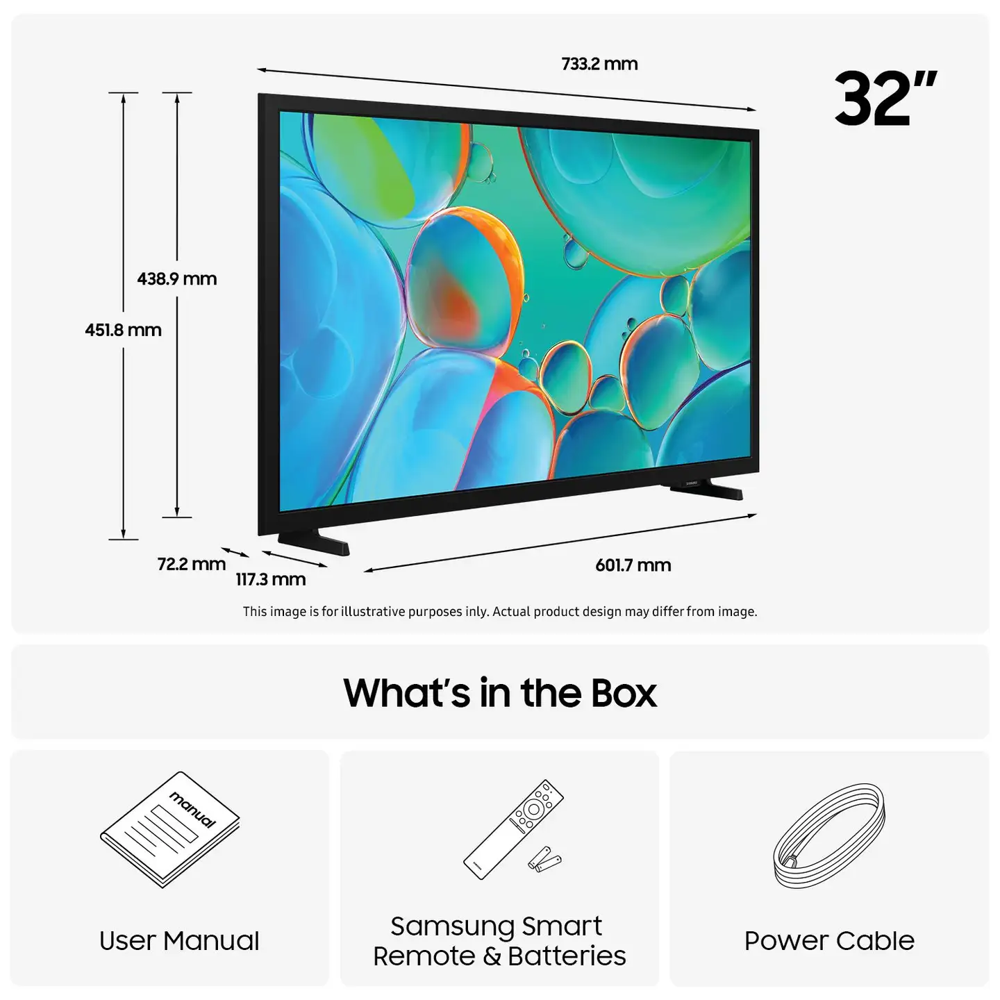 Samsung 32" HD Ready Smart LED TV TU32H5005F - 6