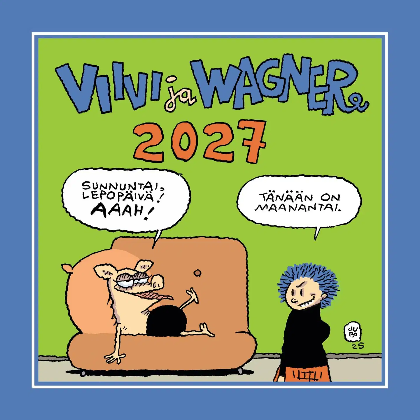 Otava Seinäkalenteri Viivi ja Wagner 2027