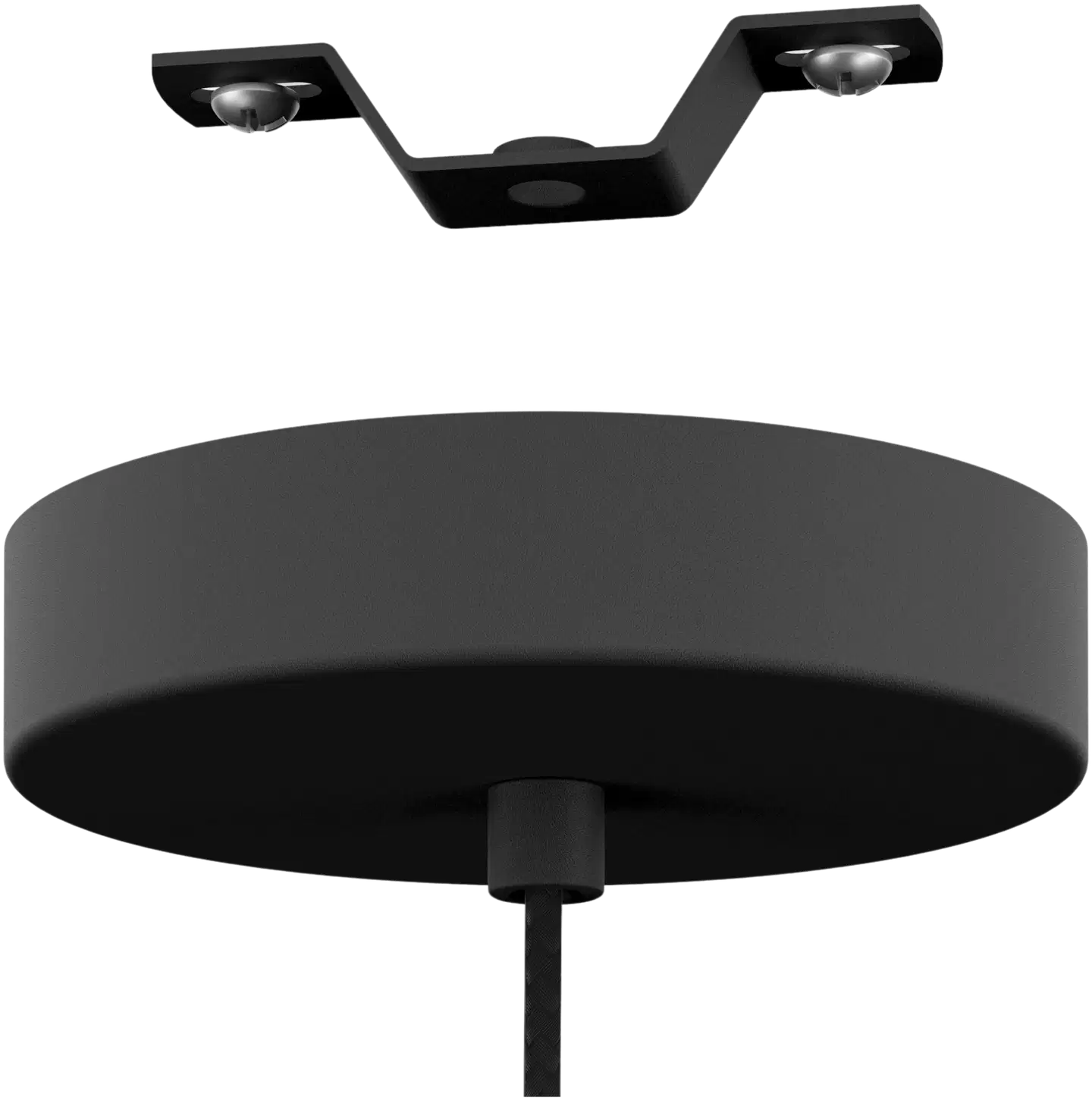 EGLO riippuvalaisin Waverton E27 40 cm musta/valkoinen - 2