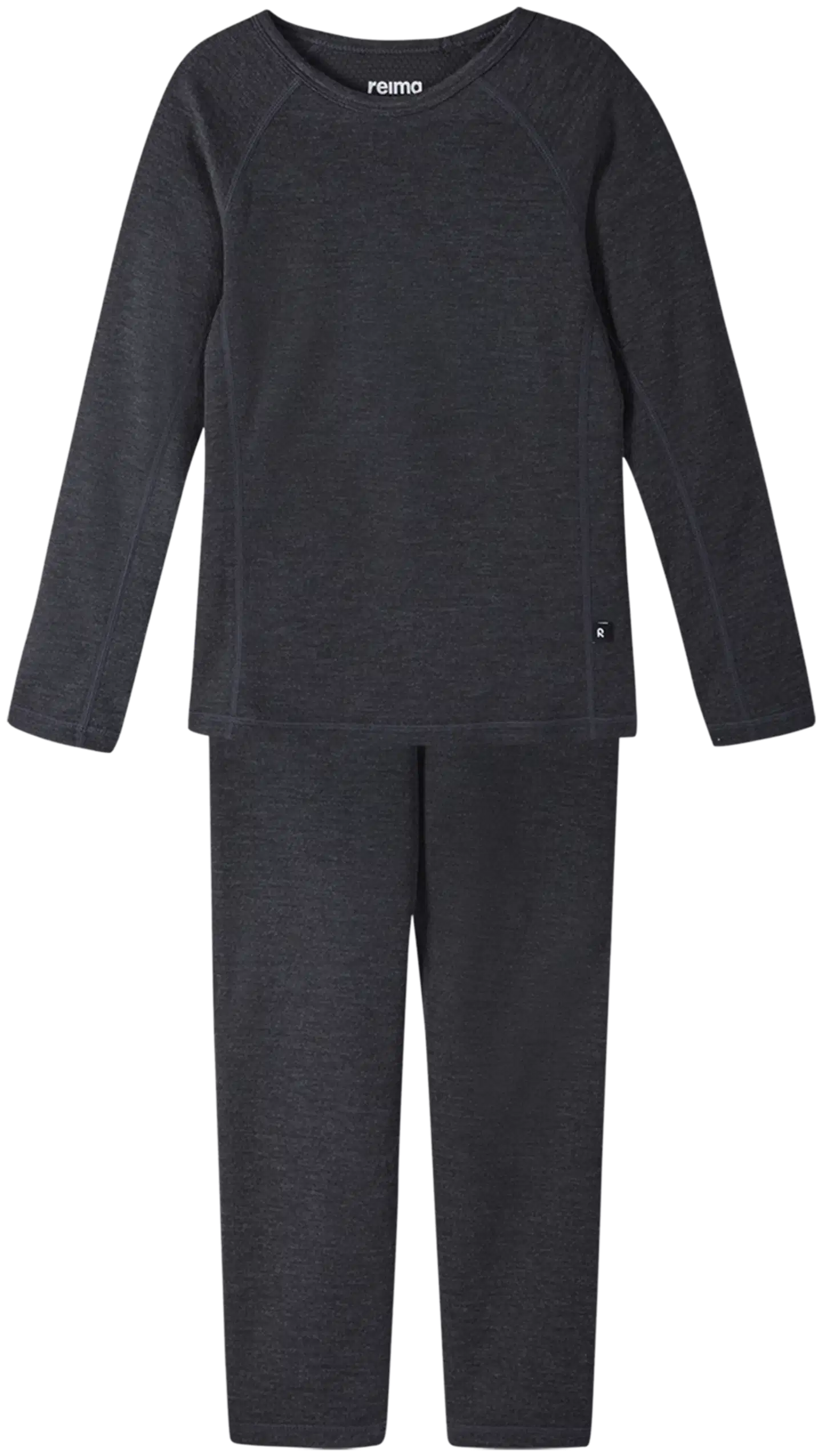 Reima lasten lämpöaluskerrasto Lani 5200031A - Black melange - 1