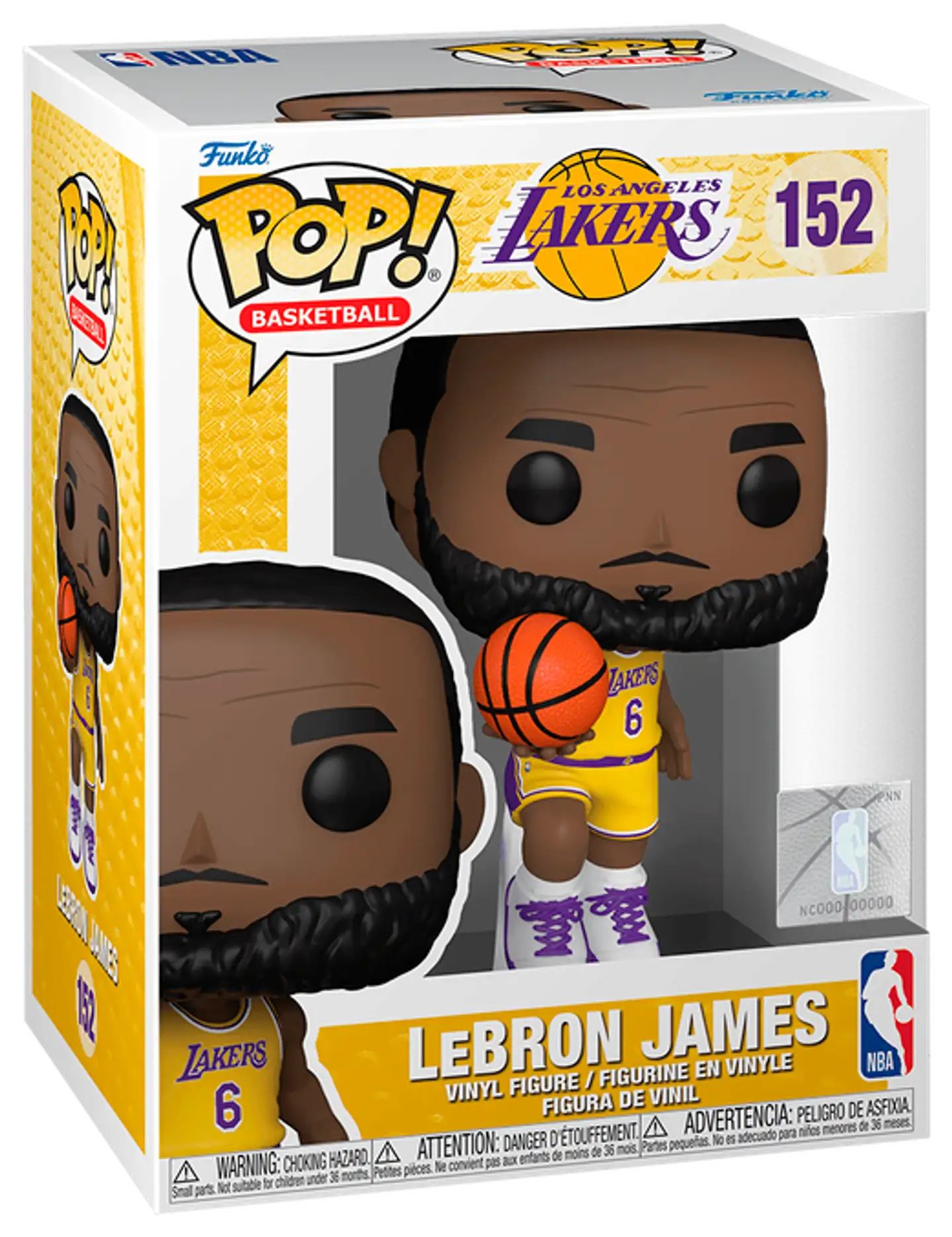 FUNKO POP! Vinyylihahmo: NBA: Lakers - LeBron James #6 - 1