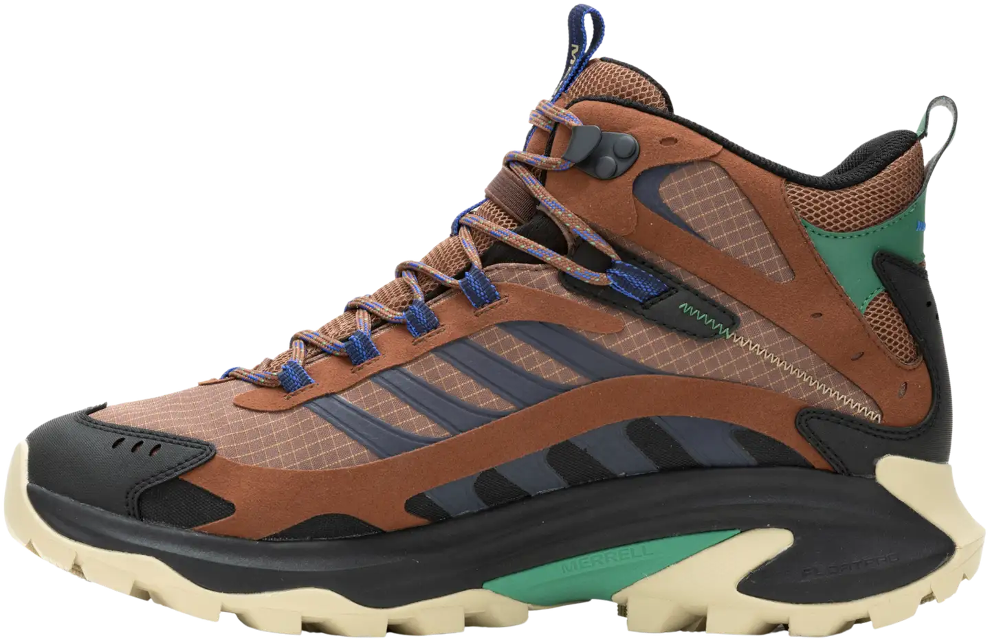 Merrell miesten ulkoilukenkä Moab Speed 2 Mid GTX - Rye - 3