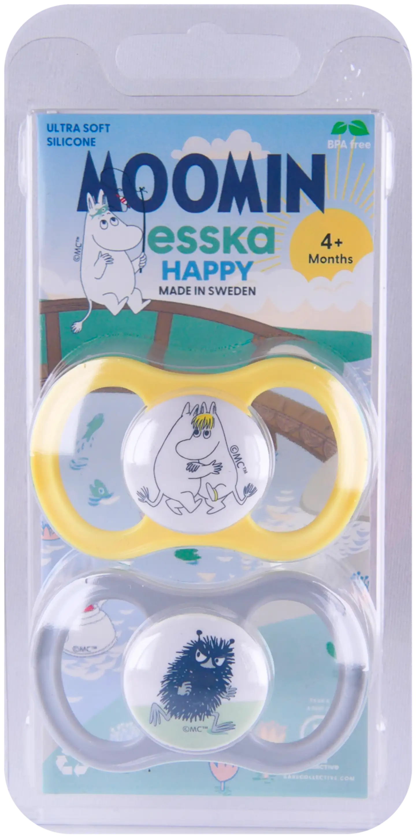 Esska happy muumi tutti 4-36m 2pcs - 4