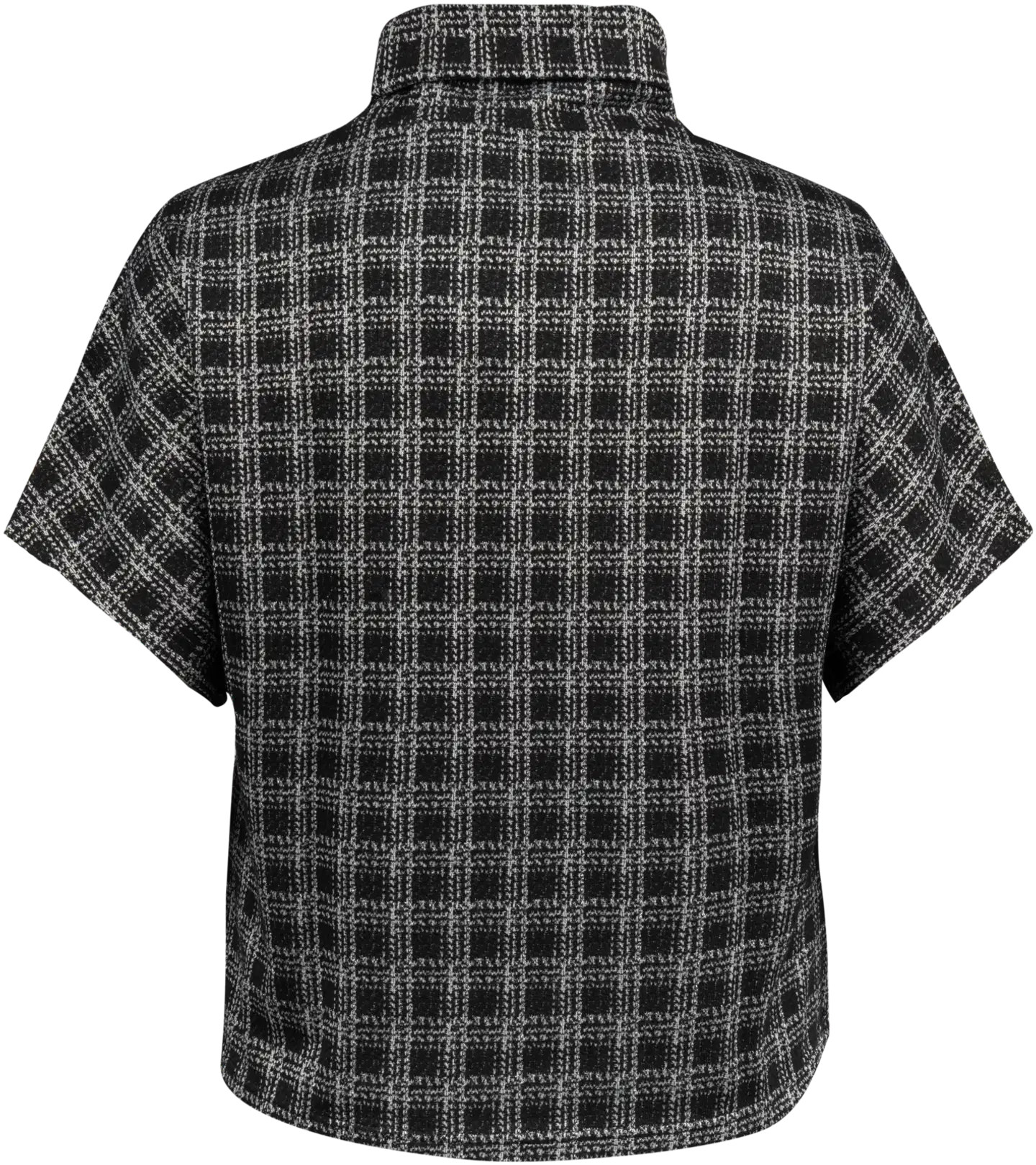 House naisten buklee-kankainen pusero 228HP40266, D-mitoitus - Black&grey - 2