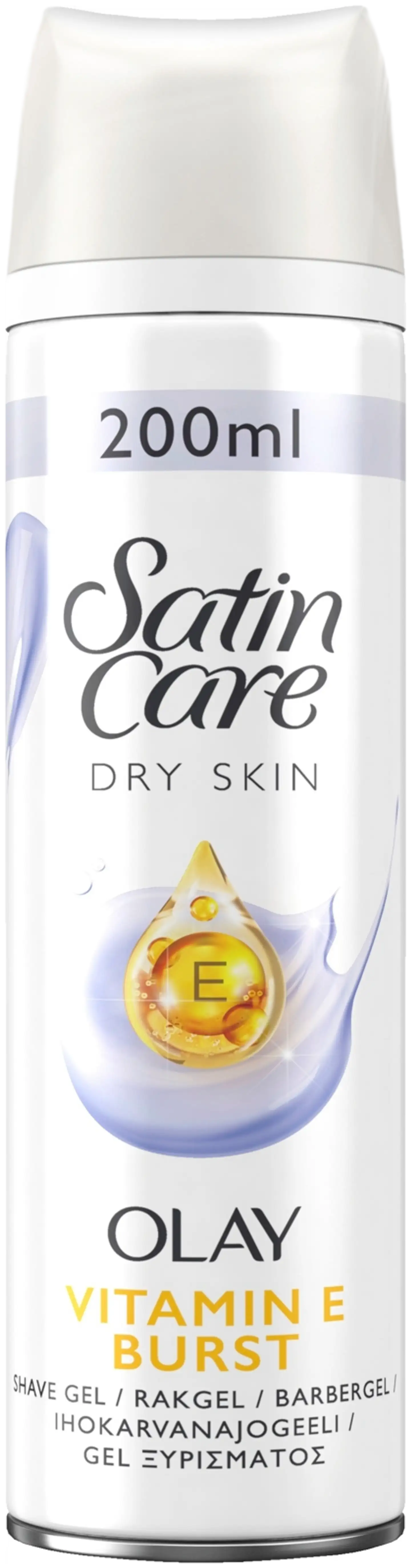 Gillette Satin Care Olay Vitamin E 200ml ihokarvanajogeeli