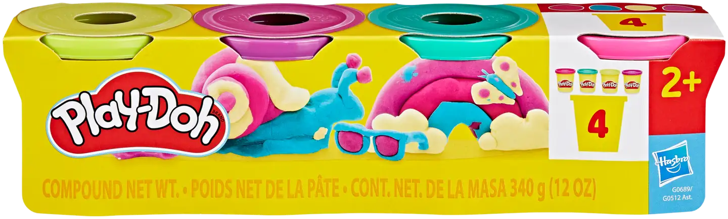 Play-Doh Muovailuvaha 4-pakkaus, erilaisia - 2