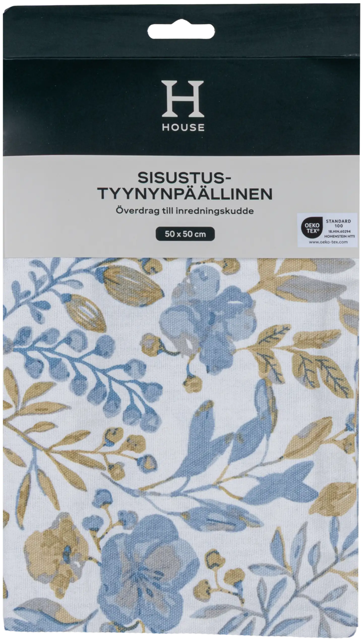 House sisustustyynynpäällinen Delicate Florals 50x50 cm vaaleansininen - 2