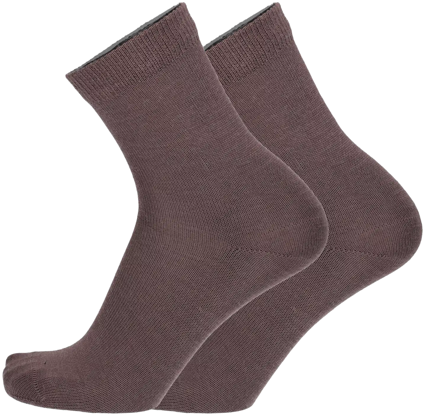 Sukkamestarit naisten kiristämättömät merinovillasukat 2750 - Foggy taupe - 1