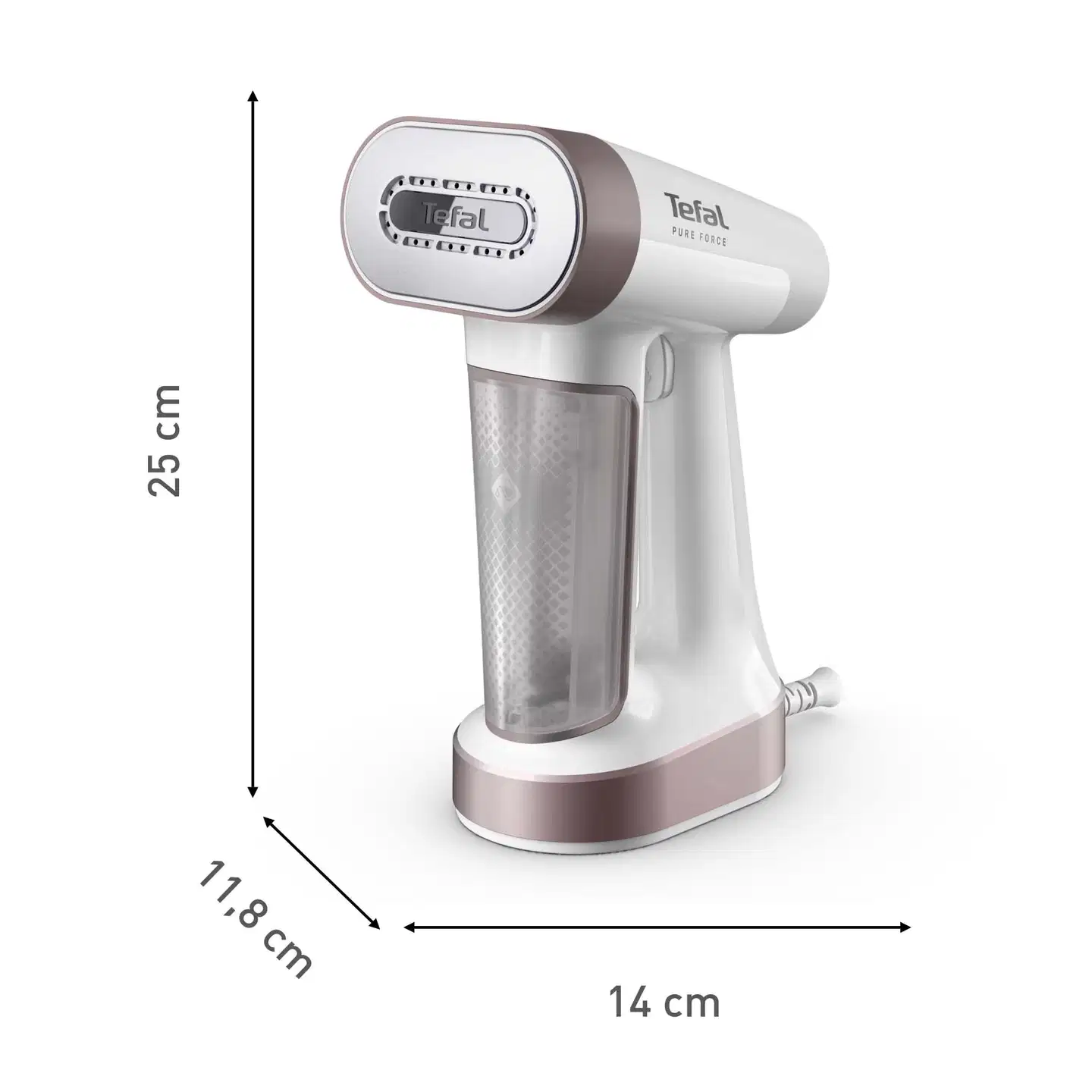 Tefal Pure Force 2in1 vaate- ja tekstiilihöyrystin DT8720E0 - 6