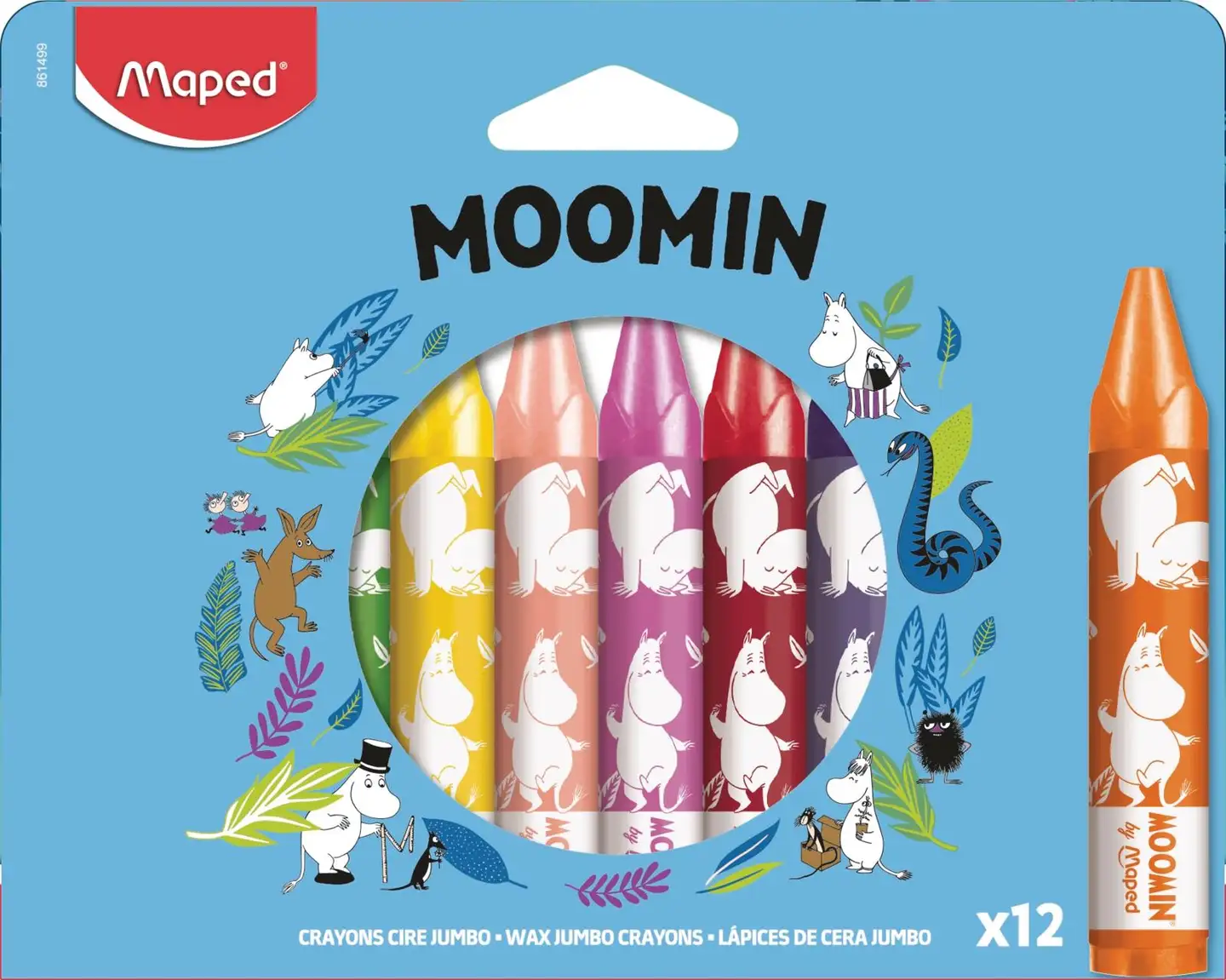 Vahaliitu Maped Moomin jumbo 12kpl - 1