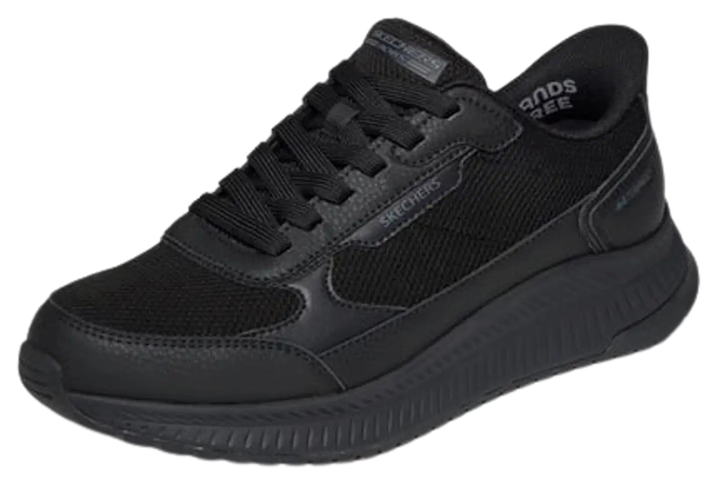 Skechers miesten vapaa-ajan lenkkari Bobs Squad 4 CS Black - Black - 3