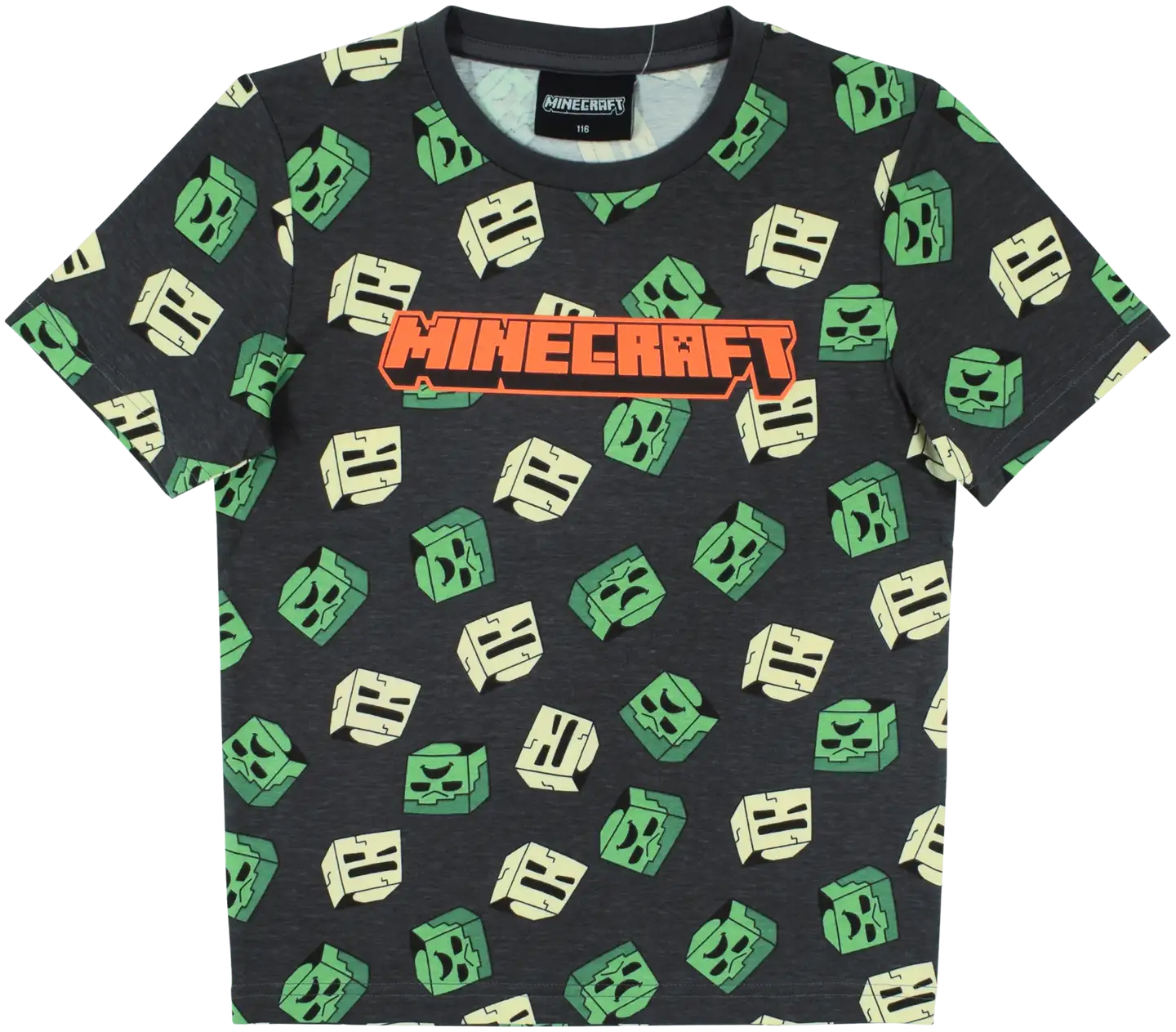 Minecraft lasten t-paita - VIHREÄ