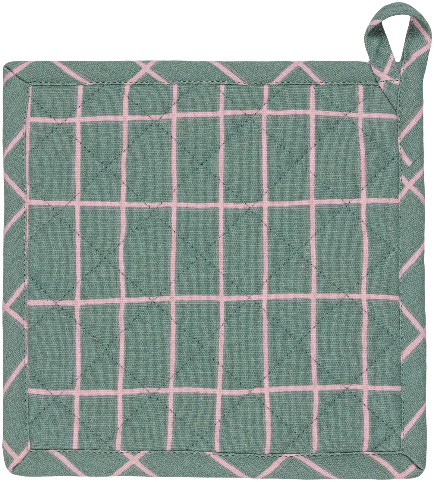 House patalappu Elonkorjuu 22x22 cm vihreä/vaaleanpunainen PatternLab