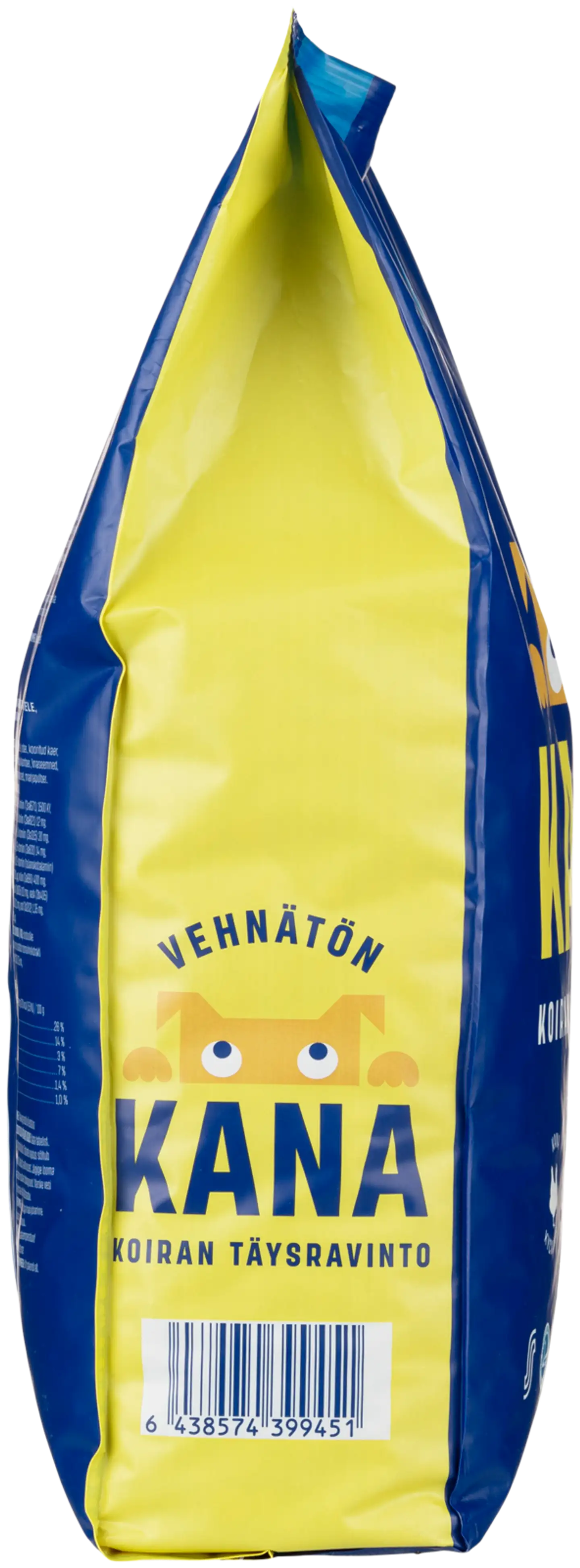 Kotimaista vehnätön koiran täysravinto kana 7kg - 2