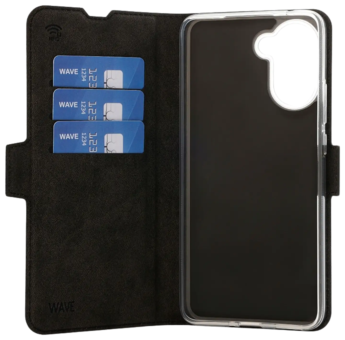 Wave Book Case, OnePlus Nord CE5 5G, Musta - 3