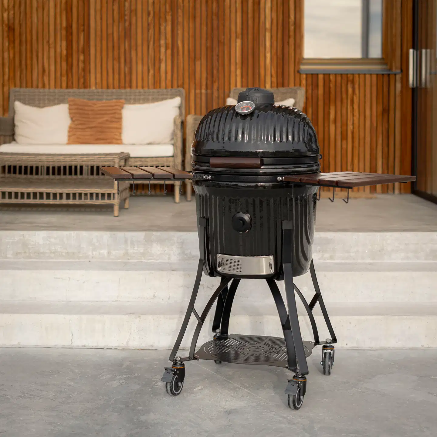 Kamado Sumo Icon Large hiiligrilli - musta - 21