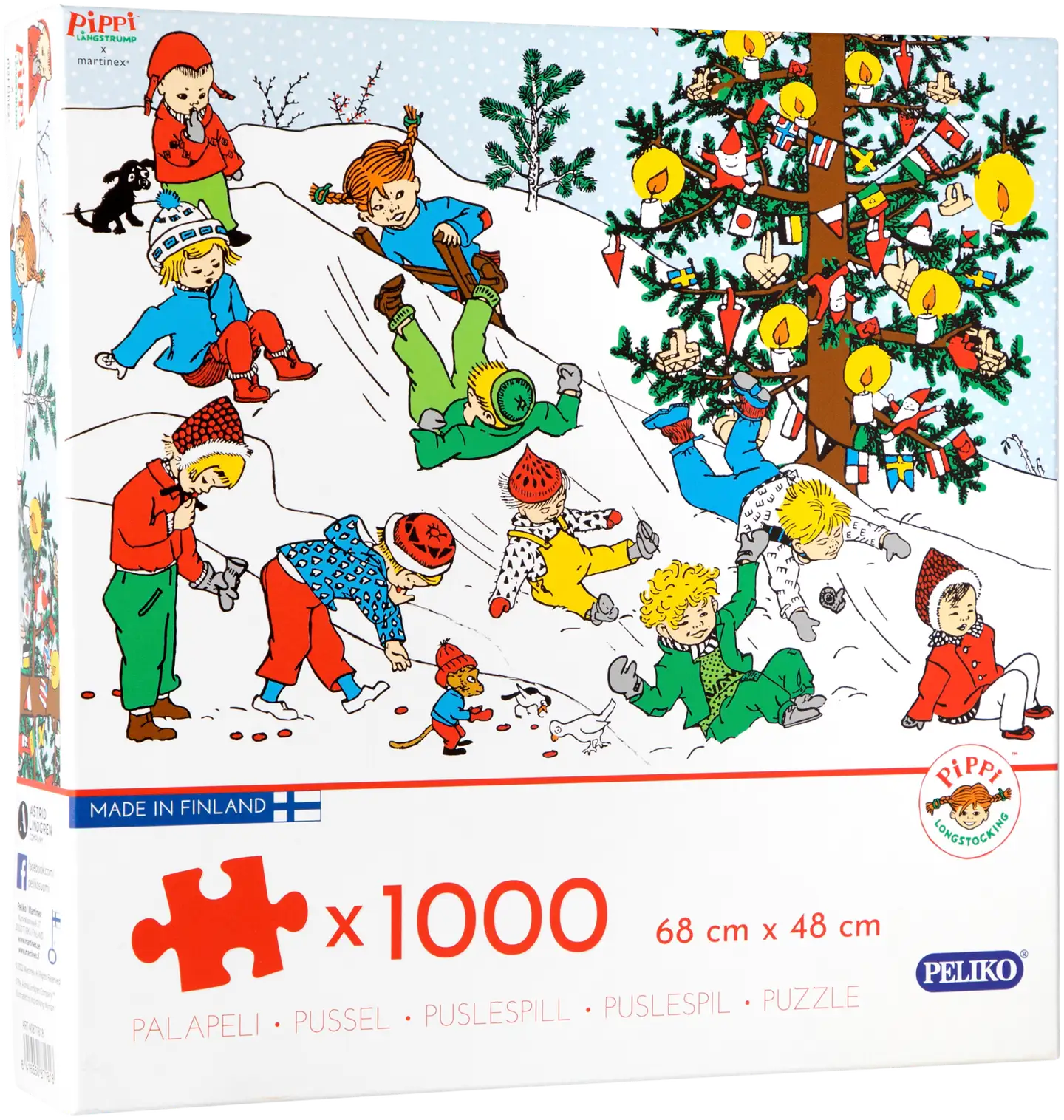 Peliko Peppi Pitkätossu palapeli 1000 palaa - 1