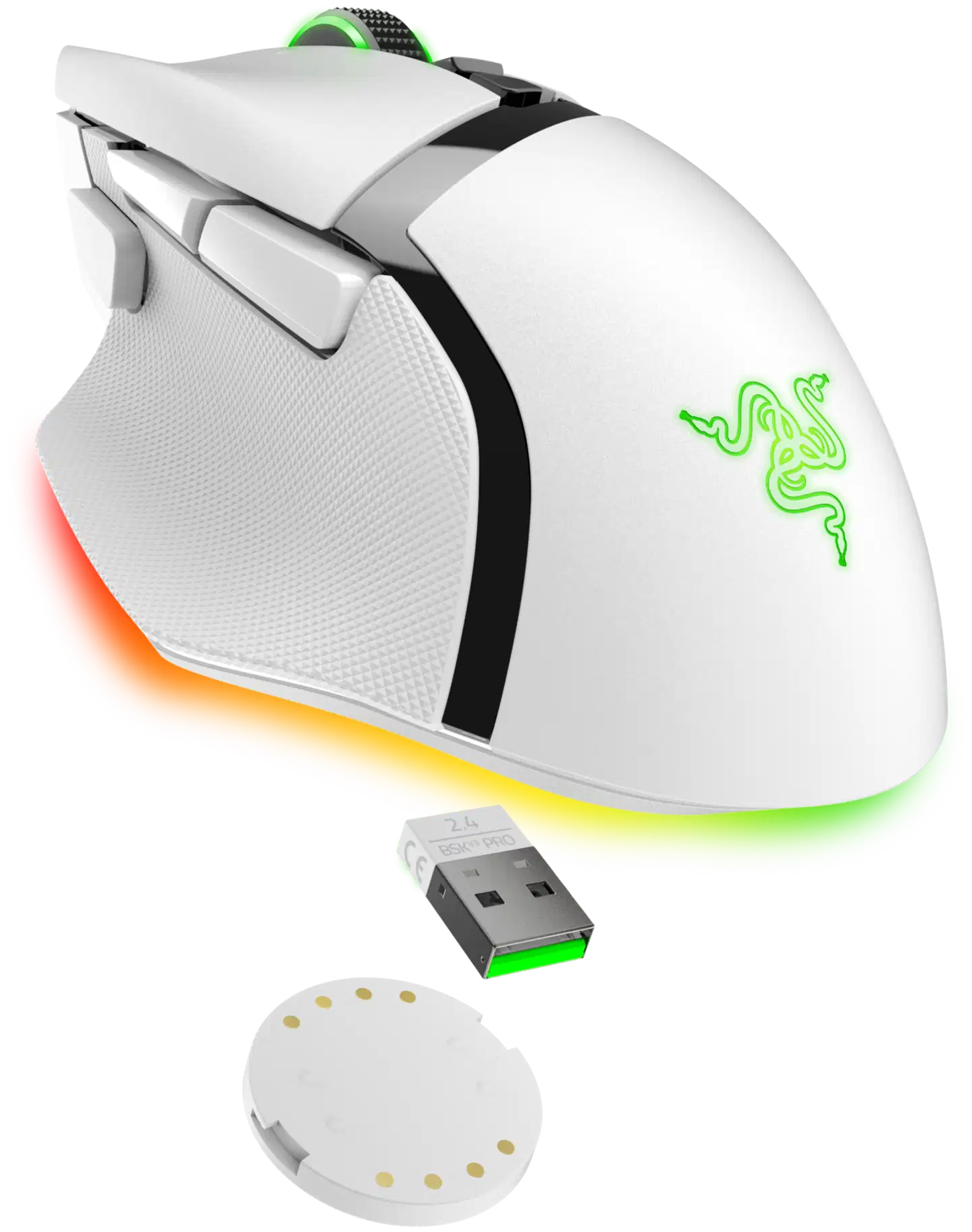 Razer Basilisk V3 pro 35k langaton pelihiiri valkoinen - 6