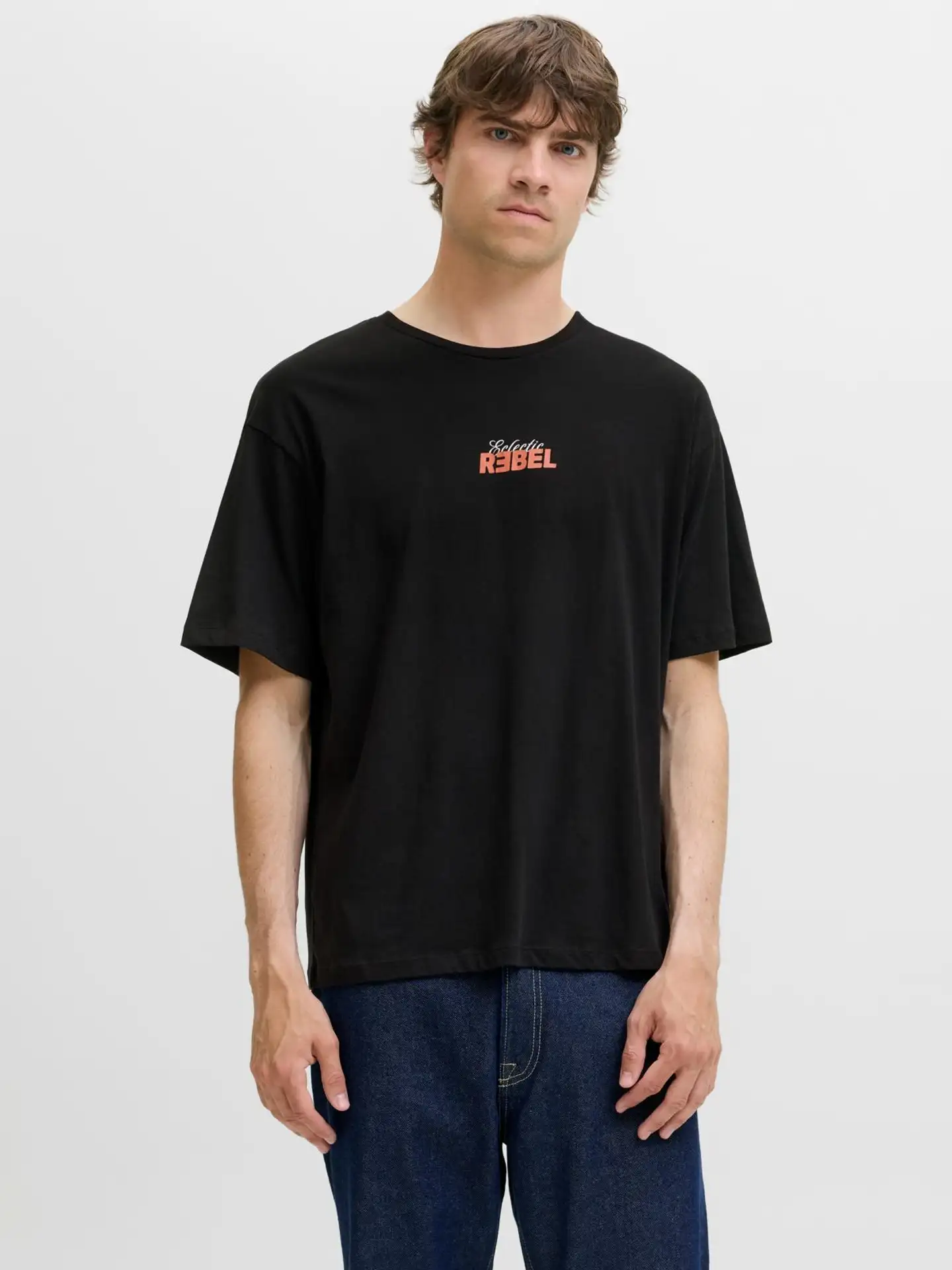 JJ Rebel miesten t-paita JREBJIM - BLACK - 7