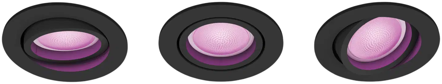 Philips Hue upotettava Centura -kohdevalaisin 4.2W 2000-6500K 1200LM regular musta - 1