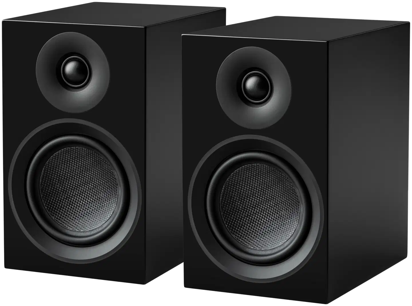 Pro-Ject Jalusta/Hyllykaiuttimet Speaker Box 5 E Carbon mattavalkoinen - musta - 2