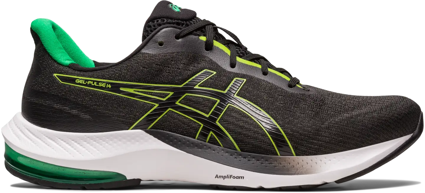 Asics miesten juoksujalkine Gel-Pulse 14 - GRAPHITE GREY/LIME ZEST - 1