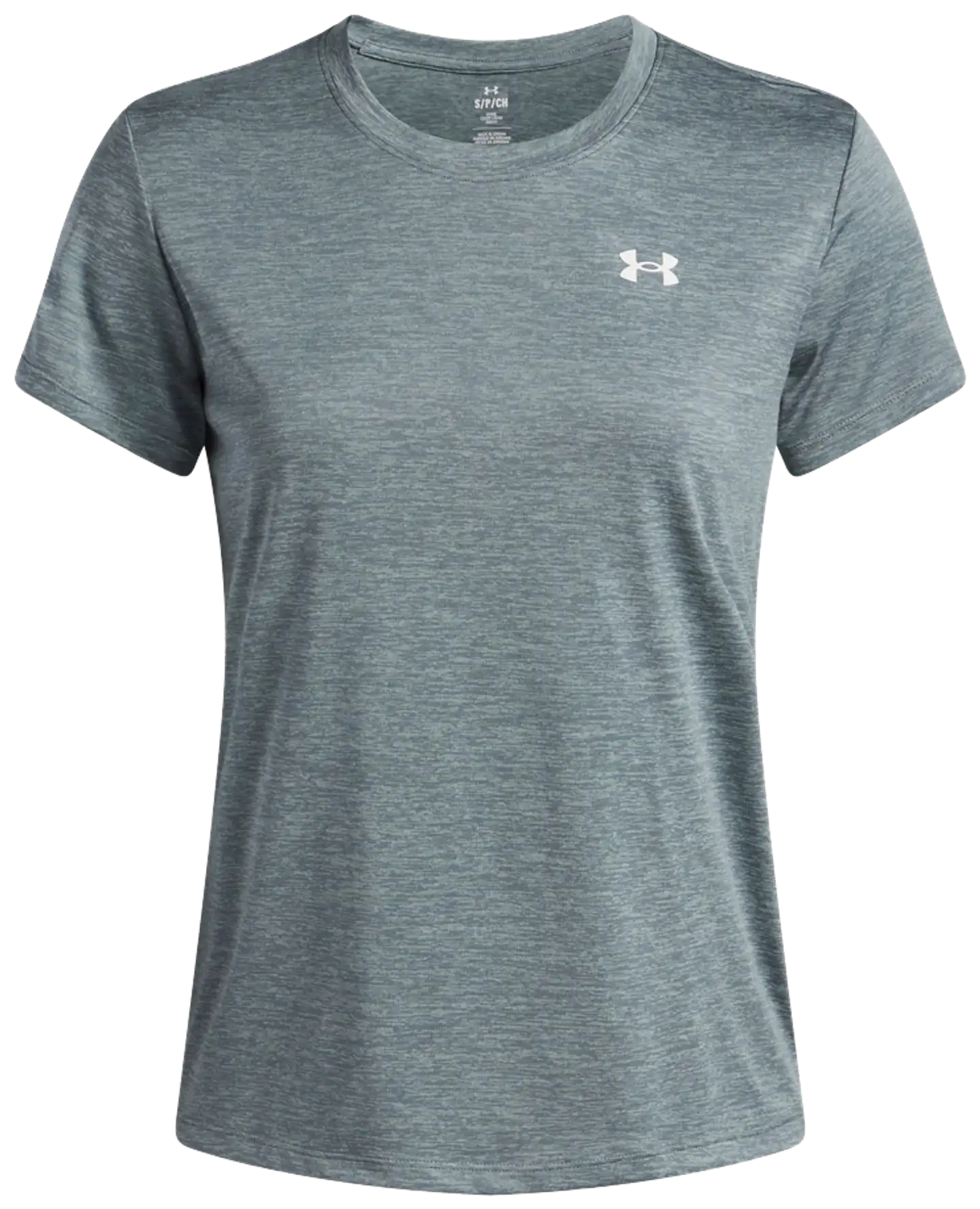 Under Armour naisten lyhythihainen treenipaita Tech SSC Twist 1384230 - Jasper Blue - 1