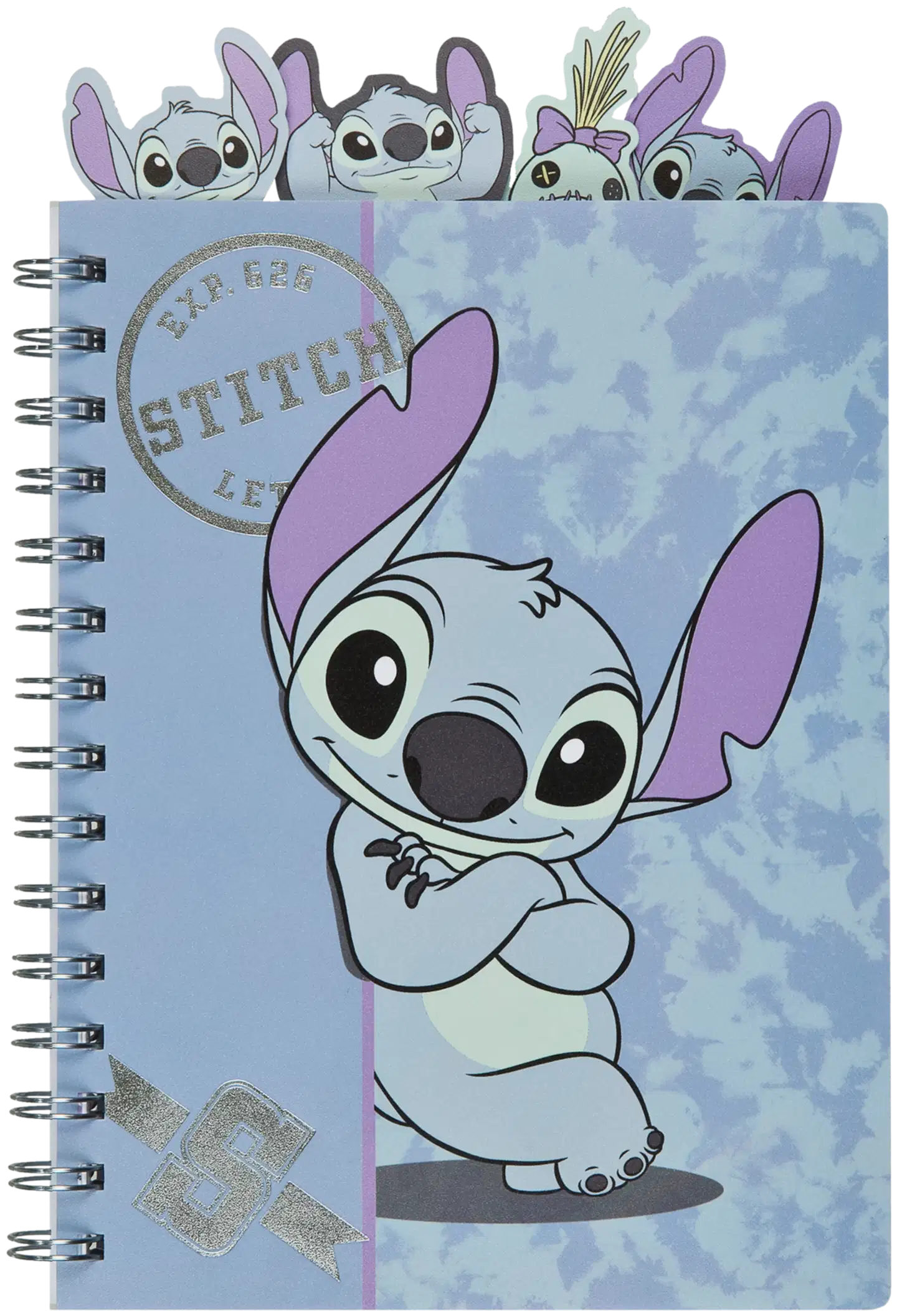 Stitch kierremuistikirja A5 jakajilla, sis. 80 sivua - 1