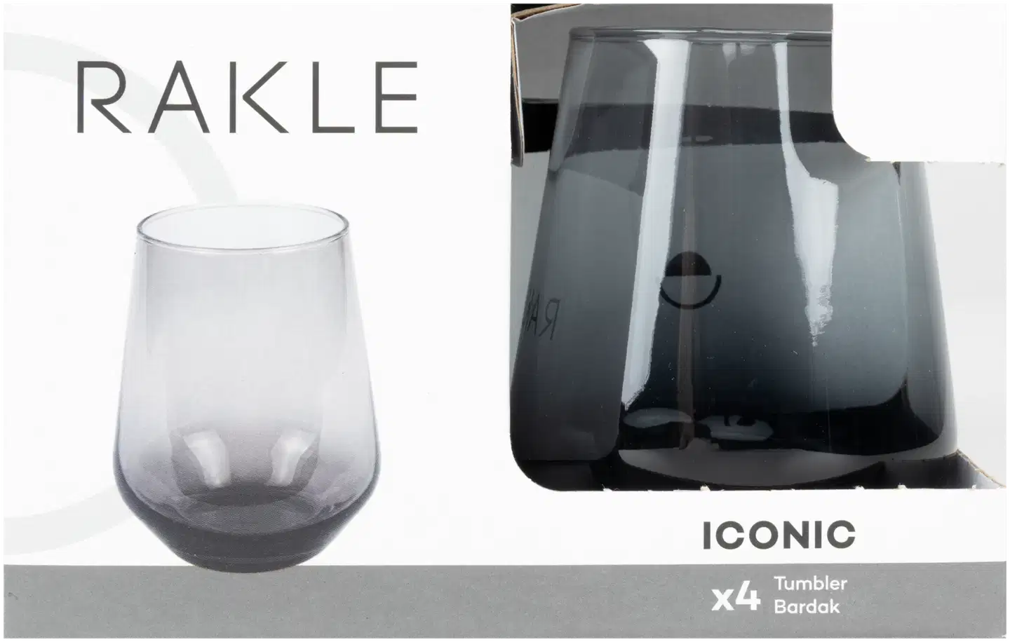 Rakle juomalasi 42,5 cl 4 kpl - 3
