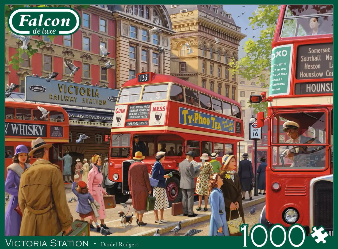 Palapeli Falcon Victoria Station  1000 palaa