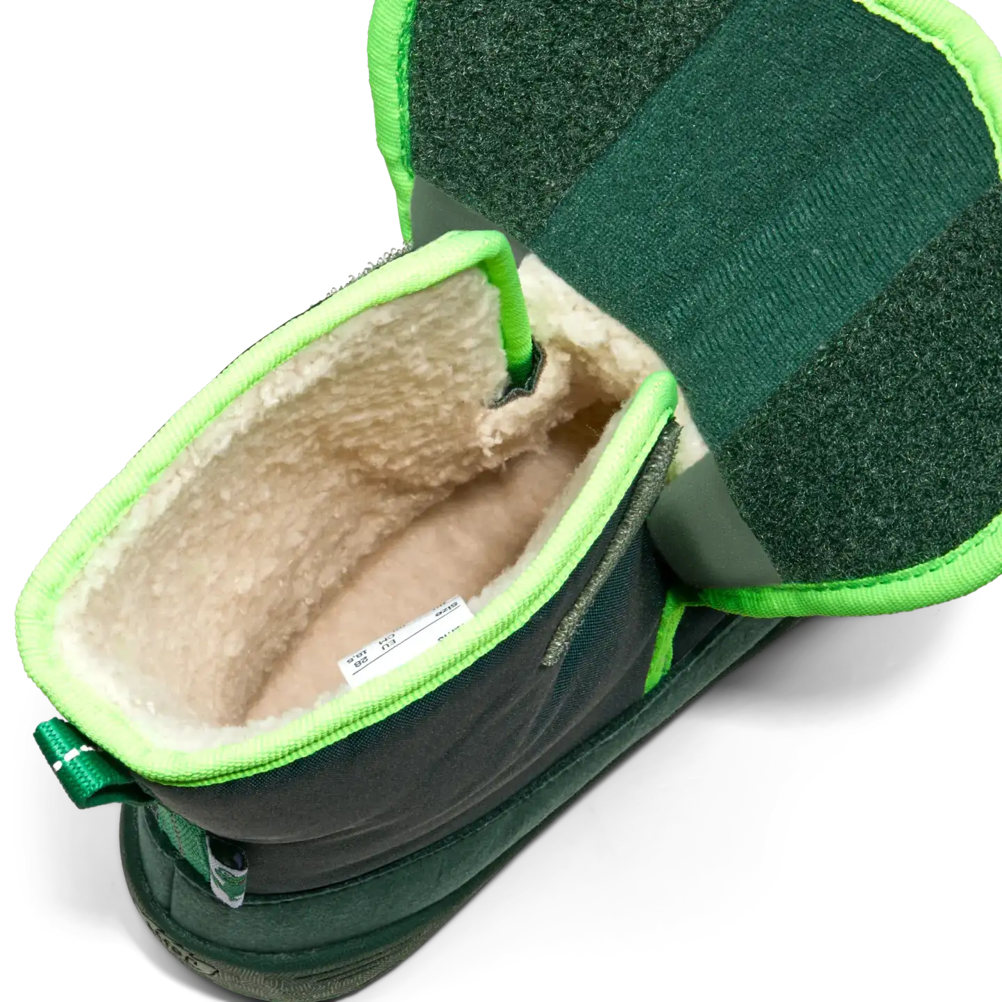 Affenzahn lasten paljasjalkakenkä Snow Boot Vegan Freezy - Frog - 12
