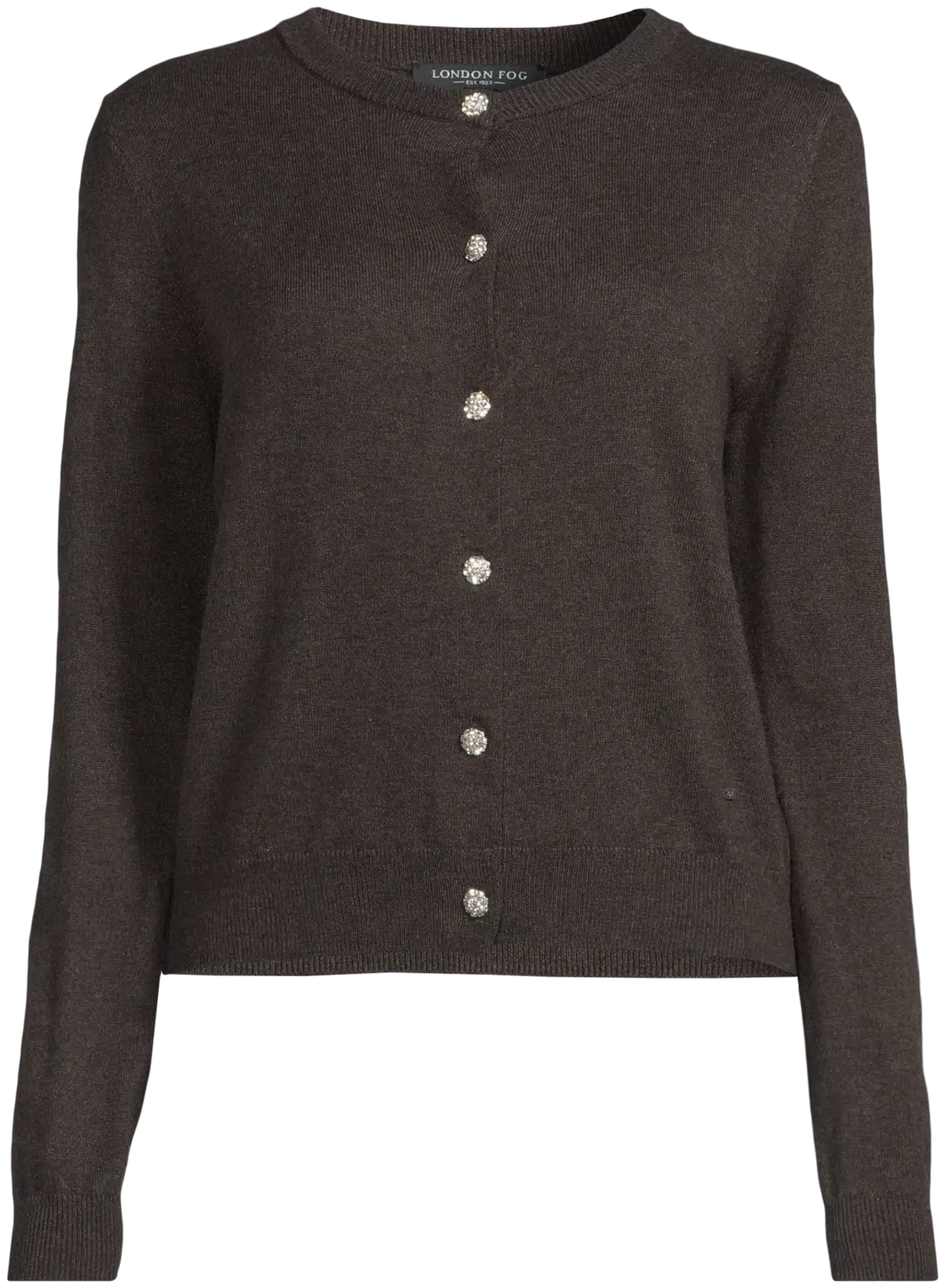 London Fog naisten merinoneuletakki 213L263604 - brown - 2